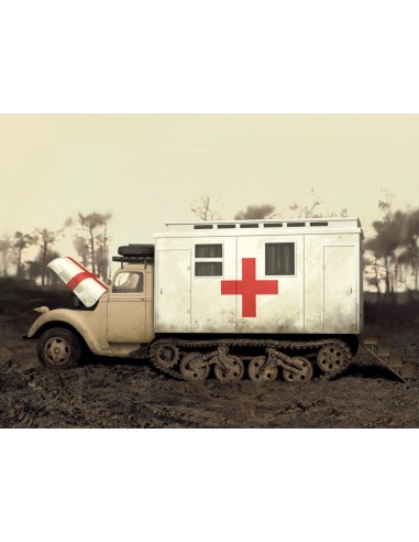 V3000S/SS m Maultier with Shelter,WWII German Truck 