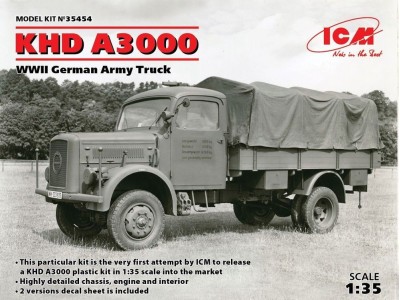 KHD A3000, WWII German Truck 