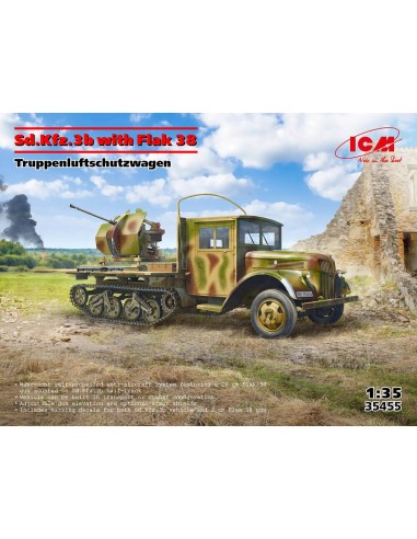 Sd.Kfz.3b with Flak 38 AA Gun 