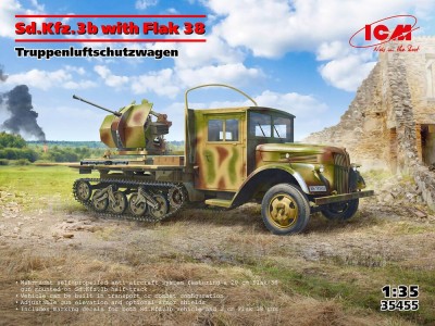 Sd.Kfz.3b with Flak 38 AA Gun 
