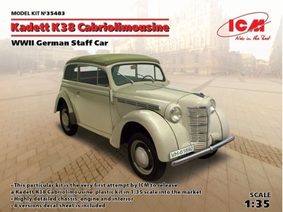 Kadett K38 Cabriolimousine,WWII German Staff Car 