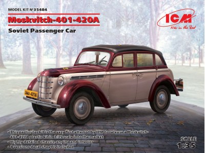 Moskvitch-401-420A,Soviet Passenger Car 