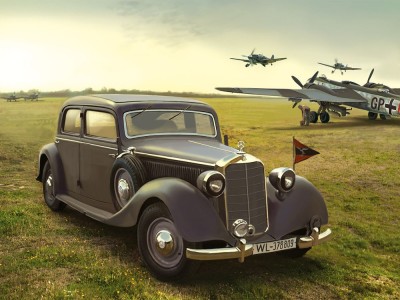 Typ 320 (W142) Saloon WWII German Staff Car 