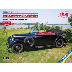 Typ 320 (W142) Cabriolet, WWII German Staff Car 