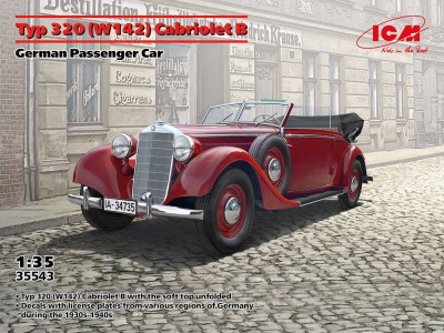 Typ 320 (W142) Cabriolet B, German Passenger Car 