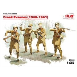 Greek Evzones (1940-1941) (4 Figures) 