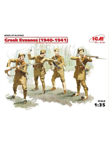 Greek Evzones (1940-1941) (4 Figures) 