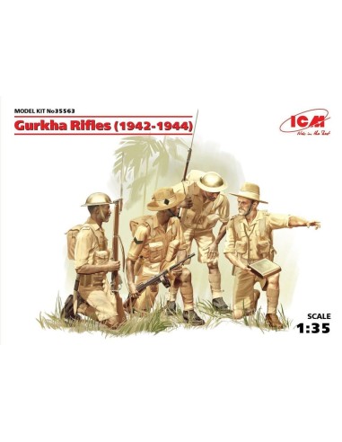 Gurkha Rifles (1944) (4 figures) 