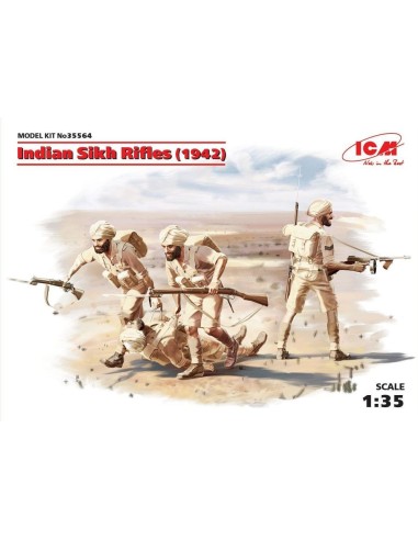 Indian Sikh Rifles (1942) (4 figures) 