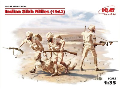 Indian Sikh Rifles (1942) (4 figures) 