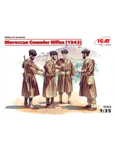 Moroccan Goumier Rifles(1943)(4figures) 