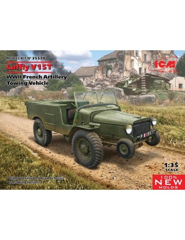 Laffly V15T, WWII French Artillery Towing Vehicle (100% new molds) 