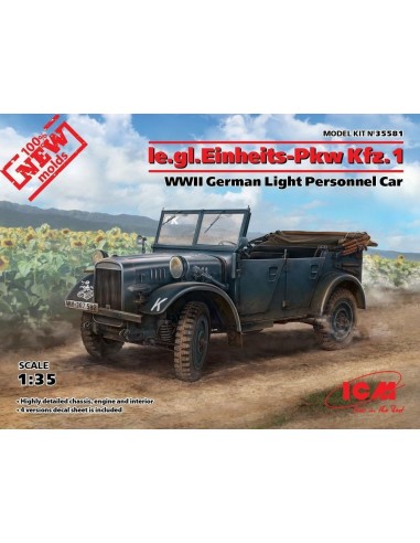 Ie.gl.PKW Kfz.1, WWII German Light Personnel Car 