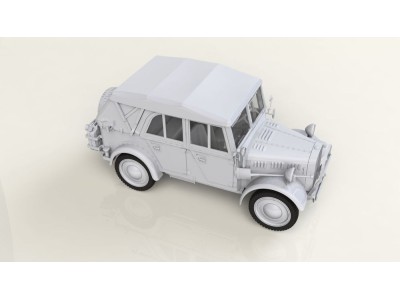 le.gl.Einheitz-Pkw Kfz.1 Soft Top,WWII German Light Personnel Car 