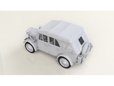le.gl.Einheitz-Pkw Kfz.1 Soft Top,WWII German Light Personnel Car 