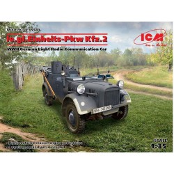 le.gl.Einheitz-Pkw KFZ.2,WWII GermanLigh Radio Communication Car 
