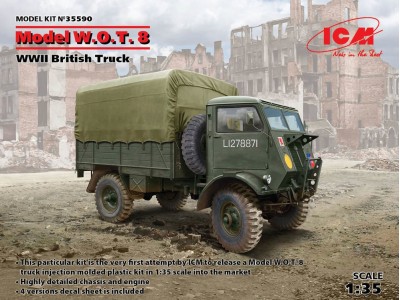 Model W.O.T.8, WWII British Truck 