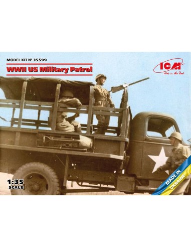 WWII US Military Patrol (G7107 with MG M1919A4) 