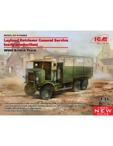 Leyland Retriever General Service (early production), WWII British Truck 