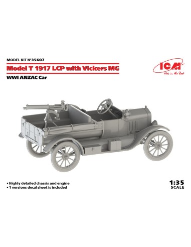 Model T 1917 LCP with Vickers MG, WWI ANZAC Car 