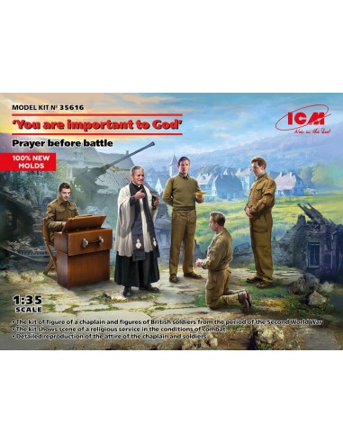 'You are important to God'. Prayer before battle (100% new molds) 