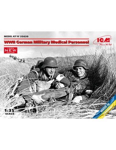 WWII German Military Medical Personnel (100% new molds) 