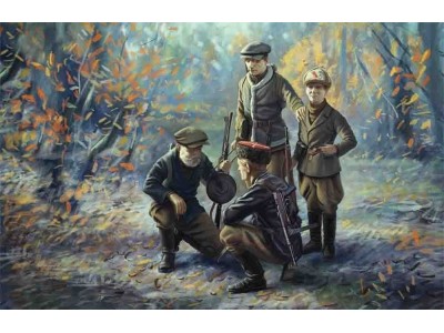 WWII Soviet Partisans (4 figures) 