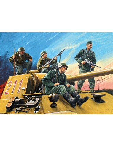 German Tank Riders (1942-1945)(4Figures) 