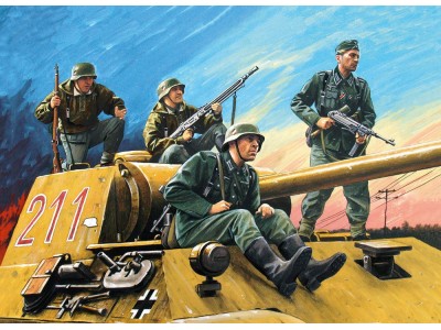 German Tank Riders (1942-1945)(4Figures) 