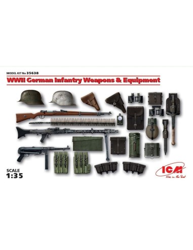 WWII German Infantry W&E 100% new molds 