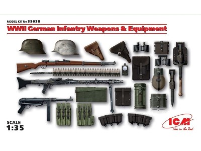 WWII German Infantry W&E 100% new molds 