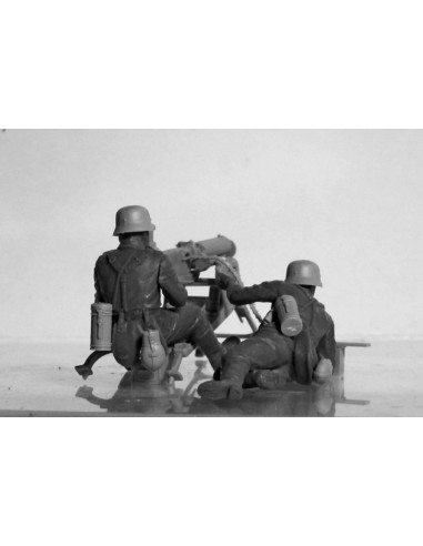 WWII German MG08 MG Team (2 figures) 