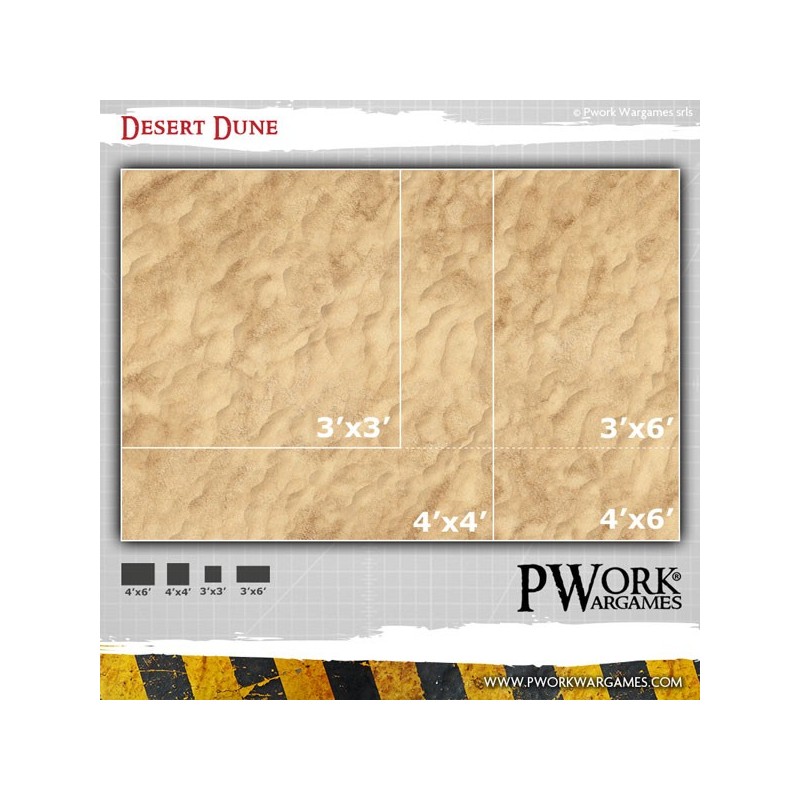 Tapis de jeu néoprène Desert Dune 90x120cm