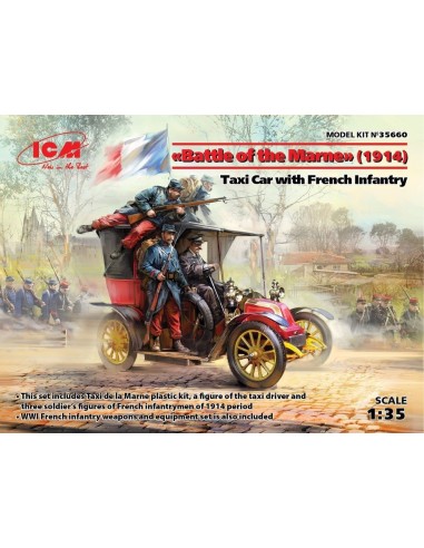 Battle of the Marne(1914),Taxi car wit French Infantry 