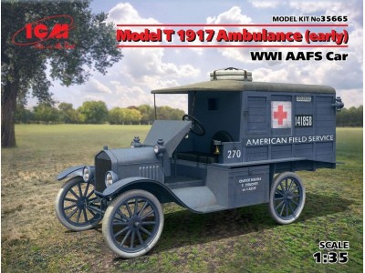 Model T 1917 Ambulance(early)WWI AAFScar 