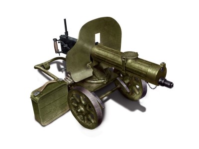 Soviet Maxim Machine Gun 1941 