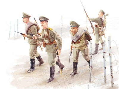 WWI Russian Infantry (4figures) 