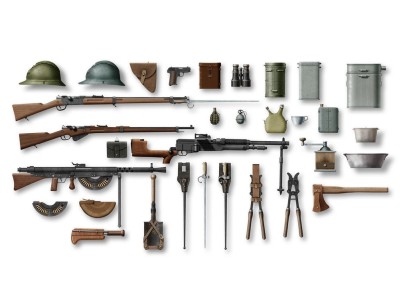 WWI French Infantry W&E 