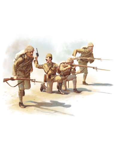 Turkich Infantry 1915-1918 (4 figures) 