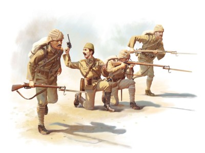 Turkich Infantry 1915-1918 (4 figures) 