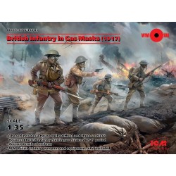 British Infantry in Gas Masks(1917)4 Figu  2