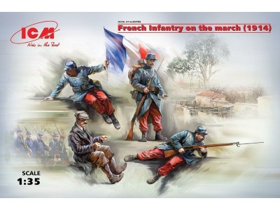 French Infantry on the march(1914)4Figur 