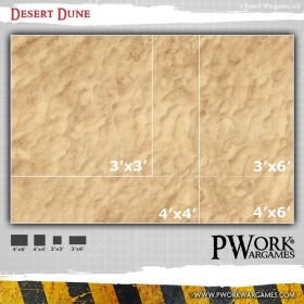 Tapis de jeu néoprène Desert Dune 90x90cm