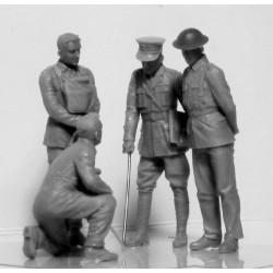 WWI British Tank Crew (4 figures) 