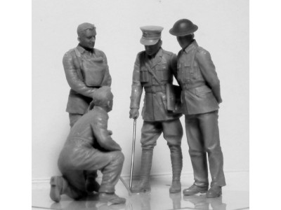 WWI British Tank Crew (4 figures) 