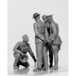 WWI British Tank Crew (4 figures)  2