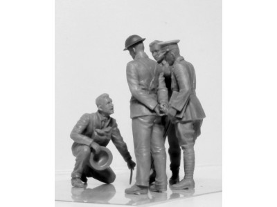WWI British Tank Crew (4 figures) 