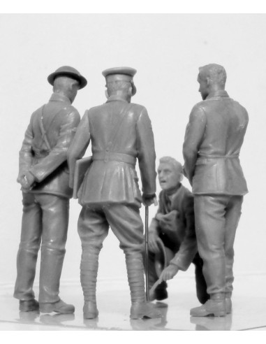 WWI British Tank Crew (4 figures) 