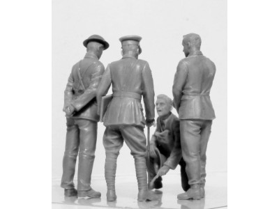 WWI British Tank Crew (4 figures) 