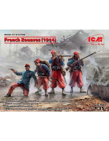 French Zouaves (1914) (4 figures) 